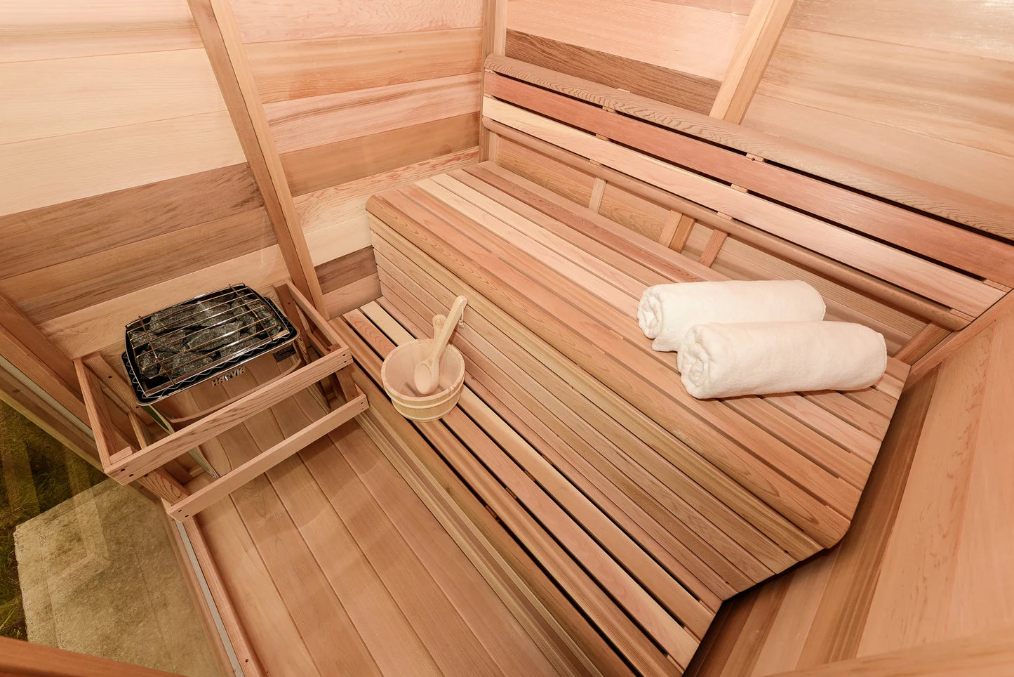 Modern 360 Minimalist Sauna - 3 person