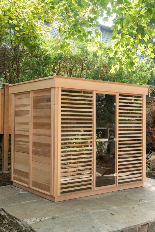 Modern 690 Minimalist Sauna - 6 Person