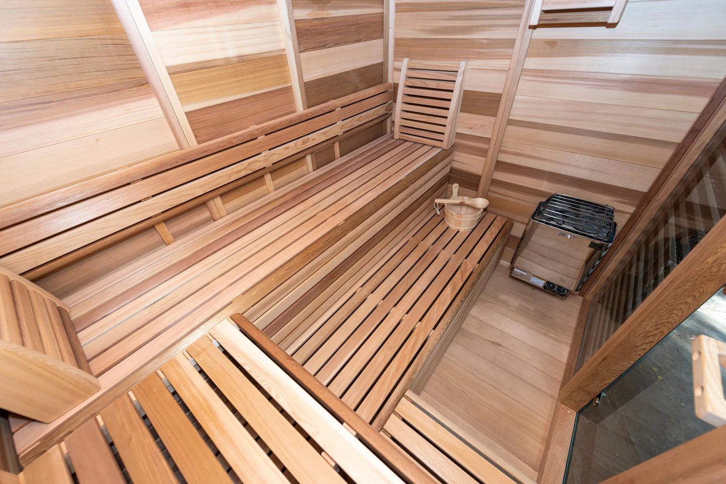 Modern 690 Minimalist Sauna - 6 Person
