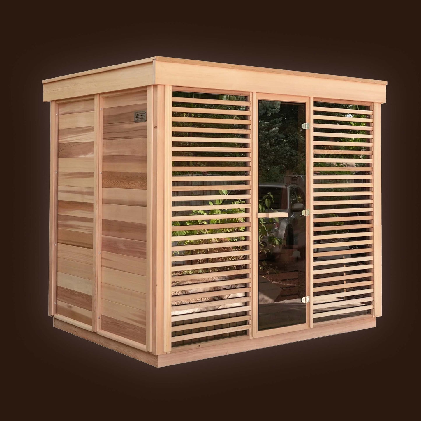 Modern 690 Minimalist Sauna - 6 Person