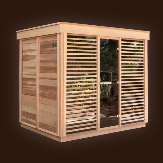 Modern 690 Minimalist Sauna - 6 Person