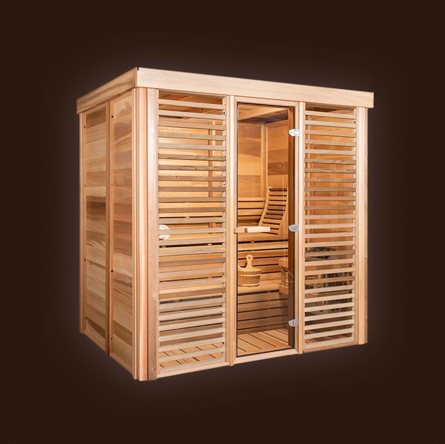 Modern 470 Minimalist Sauna - 4 person