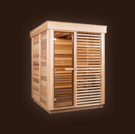 Modern 360 Minimalist Sauna - 3 person