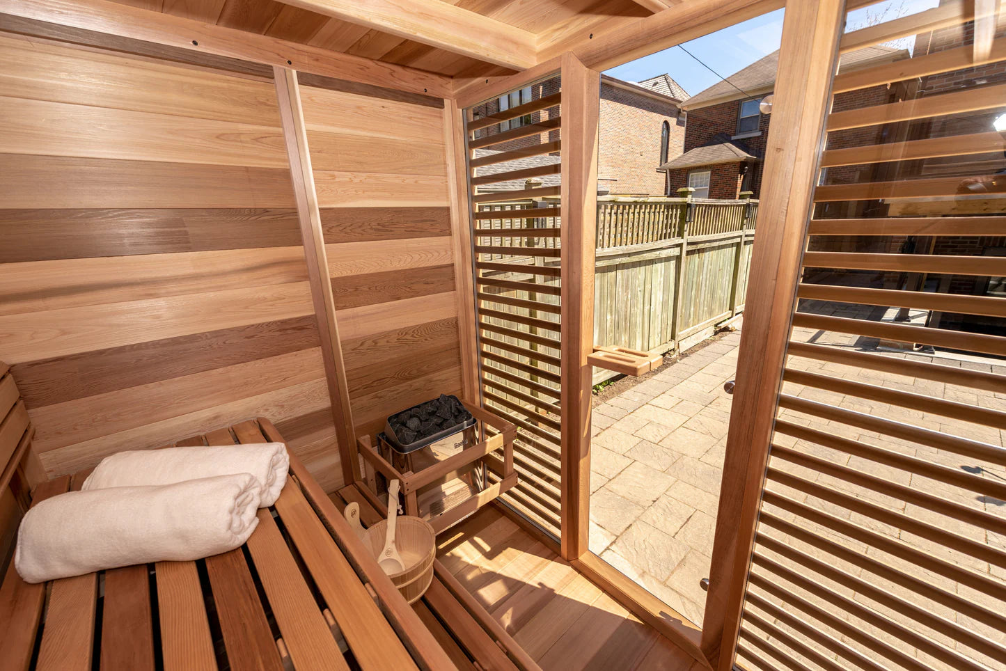 Modern 470 Minimalist Sauna - 4 person