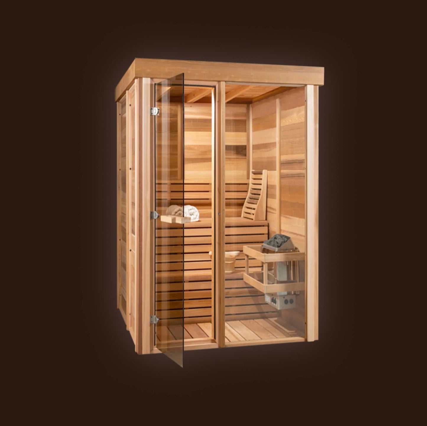 Modern 250 Minimalist Sauna - 2 person