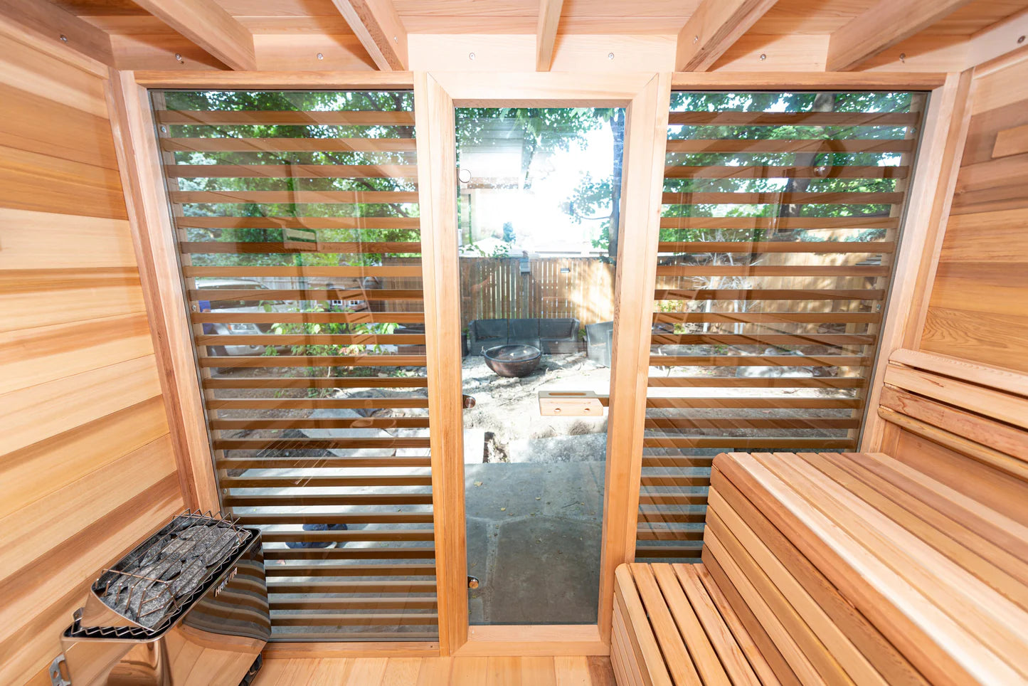 Modern 690 Minimalist Sauna - 6 Person